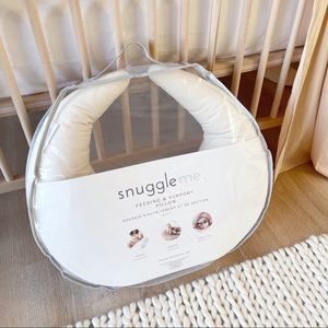 Snuggle Me Organic NEW feeding + support pillow natural moon crescent